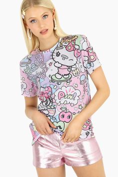 Hello Kitty Harajuku BFT - 7 DAY UNLIMITED ($70AUD) by BlackMilk Clothing Nightmare Before Christmas Hoodie, Tops And Skirts, Clothes Wishlist, Pastel Goth Fashion, Christmas Hoodie, Brisbane Australia