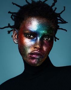 Amilna Estevão, The Blacker The Berry, Glitter Beards, Jason Kim, Glitter Bomb, Glitter Face, Body Glitter