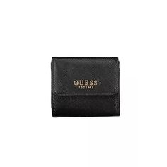 Black Polyethylene Material. 2 Compartments. Double Spaces Formed By Cards. External Coin Purse. Snap Closure. Brand Logo On The Front. Durable Construction. Bags Guess, Guess Wallet, Black Color Scheme, Jeans Bags, Red Wallet, Large Wallet, Jeans Bag, Wallet Organization, Mini Wallet