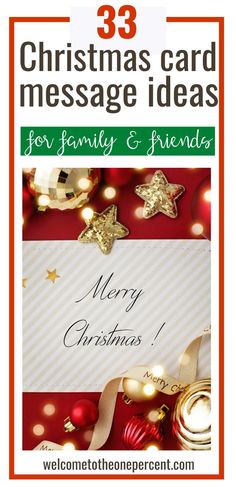 christmas card message ideas for family and friends