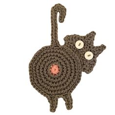 Description: It is the cup mat that is characterized by creative cat butt shape, which enables it to decorate your dining table and end table. Such coasters are highly decorative, which can decorate the table and improve your dining experience. It can also protect the desktop from burns, scratches, stains and other damage. It is constructed of cloth material. The length of this product is 15cm and width is 10cm. Suitable for dining tables, home. Item Name: Cat Coaster Material: Cloth Features: H Funny Coasters, Cat Coasters, Söt Katt, Tabletop Accessories, Cup Coaster, Cup Mat, Yarn Sizes, Crazy Cat, Crazy Cats