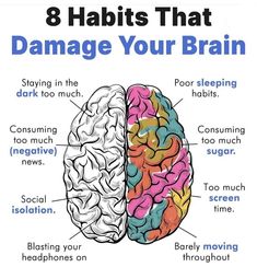 Nutrition Sportive, Mental Health Facts, The Human Brain, Personal Improvement, Healthy Brain, Human Brain