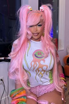 Dyed Hair Men, Vanity Art, Pink Wig, Hair Color Pink, Hot Hair Styles, Body Wave Wig, Luxury Hair, Weave Hairstyles