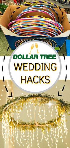 the dollar tree wedding hacks