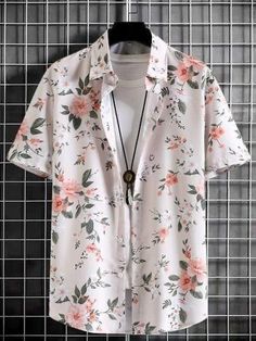 Flower Outfits Men, Danganronpa Ocs, Floral Shirt Outfit, Stylish Men Wear, Looks Jeans, Marvel Hoodies, Graphic Print Shirt, Mens Casual Dress Outfits