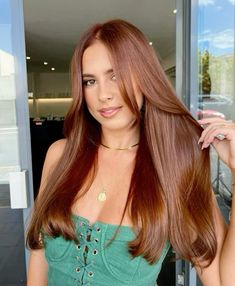 Brownish Red Hair, Copper Hair Dark, New Hair Look, Colored Hair Tips, Brown Hair Inspo, Chocolate Hair, Brunette Hair With Highlights, Hair Color Auburn