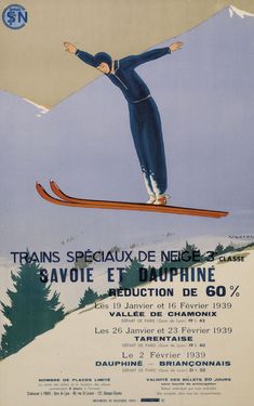 an advertisement for the french ski team