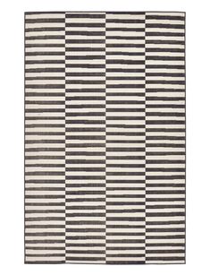 #size_5x8 Furniture Classic, Fluffy Rug, Area Rug Collections, Area Rug Sizes, Unique Loom, Black Area Rugs, Stain Resistant Fabric, Rectangular Rugs, Striped Rug