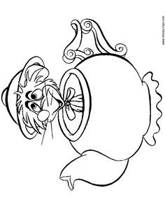 a cartoon character with an oval frame and scroll on it's face, in black and