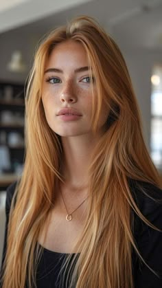 Red And Blonde, Strawberry Blonde Hair Color, Ginger Hair Color, Red Haired Beauty, Long Red Hair, Strawberry Blonde Hair, Red Heads, Strawberry Blonde, Hair Inspo Color