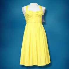 Please Read My First Post. New With Tags. Really Cute Racerback Dress. Color Is Lemon. Perfect For A Summer Picnic. Gives Me Rockabilly Vibes. Nice And Bright! Smoke Free, Pet Friendly Household. Pit To Pit: 13½" Length: 38" #Summer #Retro #Sunshine #Rockabilly #Fun Sparkly Formal Dress, Curve Hugging Dress, Lace Tunic Dress, Summer Retro, French Connection Dress, Striped Sleeveless Dress, Knitted Bodycon Dress, Lace Tunic, Racerback Dress