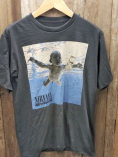 NIRVANA 100% Cotton New Vintage Band T-Shirt (Front View) - Vintage Band Shirts Nirvana T Shirt, Retro Styles, Vintage Band, Band Shirts, Nirvana