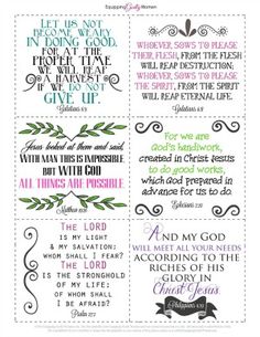 a printable bible verse with the words, i am not afraid to know what they are