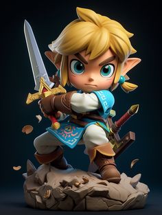 Adorable 3D Character by AI. Follow for more! #3d #character #ai #wallpaper #boy #inspiration #generated #draw #hd #illustration Hd Illustration, Chibi Games, Wallpaper Boy, 3d Figures, Zelda Art, Animation Art Character Design, Fun Illustration