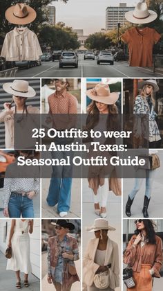 Read this article if you need stylish outfit ideas for exploring Austin, Texas, in any season. These looks blend comfort and fashion for your city adventures. Save this pin and plan your wardrobe for your Texas trip! Austin Texas Outfits