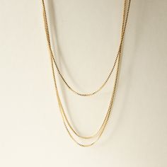 D E T A I L S • Single Chain Necklace• 18k Gold Filled• Length: 18" + 1" extender• Chain Width: 1mm Heavy Sweating, Body Sweat, Normal Body, Box Necklace, Snake Necklace, Necklace Box, Delicate Chain, Gold Filled Jewelry, Brass Metal