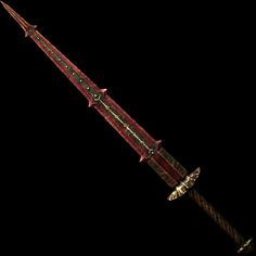 Bloodskal Blade  (Dragonborn DLC)  BASE DAMAGE::21 Weight::16 BASE VALUE::1250 Additional Effects: Releases energy blast with power attacks that deals 30 damage.Class: Two-Handed, Greatsword Upgrade Material: Silver IngotPERK: None When power attacking with the blade, it sends out a horizontal or vertical energy blast that inflicts 30 points of damage, depending on the type of power attack used.  The energy wave can travel roughly 15', and can even penetrate walls. It can also travel through... Skyrim Swords, Fantasy Dual Swords, Fantasy Dual Blades, Fantasy Cutlass Swords, Skyrim Daedric Swords, Magical Longsword, Elder Scrolls Skyrim, Elder Scrolls Art, Fallout Art