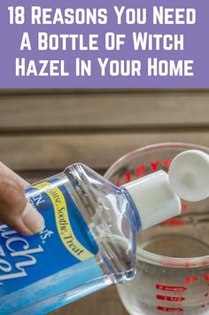 Witch Hazel Uses, Endocannabinoid System, Vicks Vaporub, Homemade Cleaning Products, Homemade Cleaning, Cleaners Homemade, Household Cleaning Tips, Cleaning Recipes, Homemade Remedies