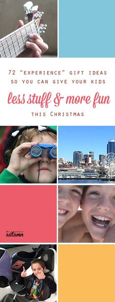 great Christmas gift ideas! give kids experiences instead of stuff - over 72 great gift ideas that will give your kids less tuff and more fun. Transportation Snacks, Great Christmas Gift Ideas, Sesame Place, Christmas Gift Ideas, Fun Christmas, Disney Trip