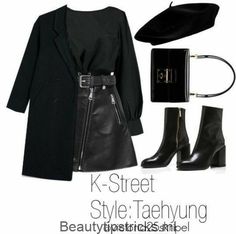 All Black Outfits For Women, Outfits Timeless, Look Grunge, Black And White Outfit, Korean Fashion Outfits, Girls Korean, Timeless Outfits, Outfit Chic