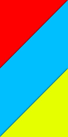 a red, yellow and blue striped background with no image on the bottom right corner