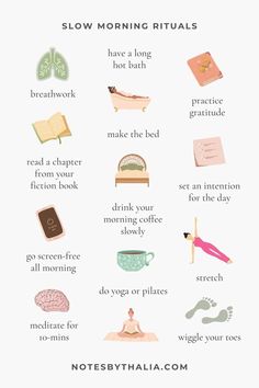 Morning Routine Ideas, Slow Days, Slow Morning, Routine Ideas, Slow Life, Mental And Emotional Health