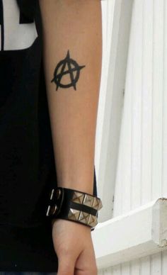 a person with a tattoo on their arm