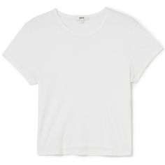 An instant classic, the Drew is our go-to tee. This everyday essential is unbelievably soft while offering an easy, slouchy fit with the perfect amount of drape making it a timeless staple. Style back to baggy denim or high-rise cut offs for the ultimate flattering look. This fit is true to size. Looks Like: True white classic crewneck short sleeveFeels Like: Lightweight fluid rayon jersey with an easy soft drape on the body White T-shirt For Women, White Tee Shirt, White Baby Tee, White Tee, Baggy Tops, Cropped White Tee, White Tee Shirts, Basic Shirts, White Tops