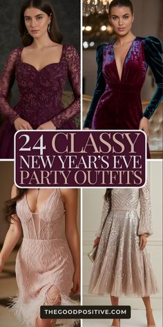 New Year Party Dress Classy, Formal New Years Eve Outfit, Nye Outfits 2024, Chic Dinner Outfit Night Classy, New Years Eve Outfits Classy Night Out, Chic Dinner Outfit Night, Cocktail Party Outfit Classy, Classy New Years Eve Outfit, New Years Party Outfit