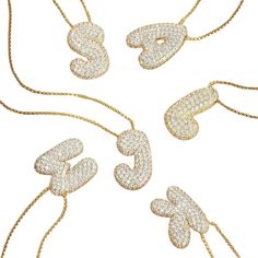 This 18k Gold Initial Necklace is a timeless classic. Inspired by Hailey Bieber, Each necklace is designed to stand out with its delicate bubble style lettering. It makes an ideal gift for any special occasion. 18" Chain length with a 2" extender Initial size: 1.12" Hailey Beiber Necklace, Hailey Bieber Necklace, Bubble Letter K, Bride Party Dress, Wishlist Christmas, Jewlery Earrings, Gold Initial Necklace