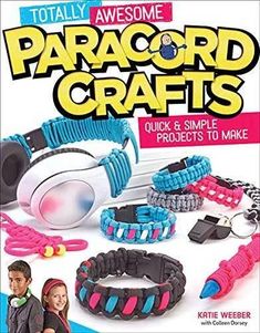 the book cover for totally awesome paracor crafts