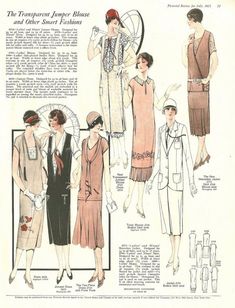 // 1925 Fashion, Butterick Dress Patterns, Magazine Images, Fashion Silhouette, That 70s Show