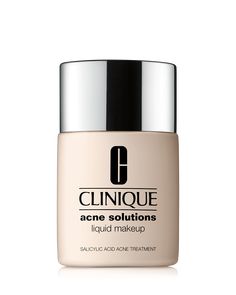 Skin-clearing acne treatment foundation powered by salicylic acid helps cover, clear, and prevent acne. Dermatologist tested. Now in 24 shades. Acne Dermatologist, Clinique Acne, Clearing Acne, Remove Skin Tags Naturally, Clinique Acne Solutions, Skin Clearing, Salicylic Acid Acne, Shake Bottle, Liquid Makeup