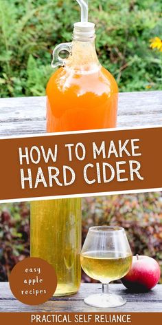 an apple cider with the title how to make hard cider practical self reliance