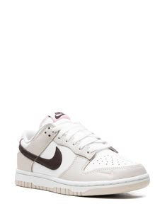 Find NIKE Dunk Low Neapolitan Sneakers on Editorialist. light beige/white leather signature Swoosh logo detail logo print to the rear contrasting heel counter round toe front lace-up fastening logo patch at the tongue branded insole rubber sole These styles are supplied by a premium and authenticated sneaker marketplace. Stocking only the most sought-after footwear, they source and curate some of the most hard to find sneakers from around the world. Neapolitan Dunks, Neutral Dunks Women, Cream Low Dunks, Neutral Dunks Low, Dunk Low Neutral, Shoe Inspo, Nike Dunk Low, Dunk Low, Nike Dunks