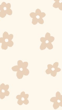 an image of a flower pattern on a white wallpaper with pink and beige flowers