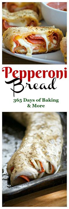 the cover of pepperoni bread is shown