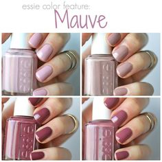 Trending mauve nail hues Nagellack Trends, Lady Like, Polish Colors, Essie Nail Polish, Essie Nail, Island Hopping, Soft Summer