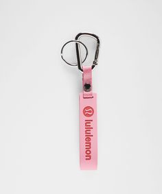 With An Embossed Note On The Hand Loop, This Keychain Is Easy To Find, Easy To Hold, And Oh So Easy To Love. Designed For Casual. Dimensions: 2Cm X 16.5Cm (0.8" X 6.5"). | Silicone Keychain Lululemon Keychain, Silicone Keychain, Keychain Black, Sour Cherry, Easy To Love, Bags Purses, Christmas List, Tech Accessories, Purse Wallet