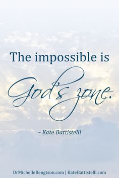 the impossible is god's epic by kate batistelli on behance