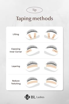 lash taping hacks, lash tips Lash Must Haves, Eyelash Technician Supplies, Learn How To Do Lash Extensions, Lash Extensions Supplies, Lash Tech Beginner Tips, Beginner Lash Tech Supplies, Lash Tech Beginner, How To Do Lash Extensions, Lash Extensions Beginner