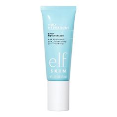 AAllure Best of Beauty Winner! Previously Daily Hydration Moisturizer – new name, updated formula. Deeply nourish and hydrate your skin without weighing it down with e.l.f. SKIN’s Holy Hydration! Daily Moisturizer. This creamy yet lightweight daily moisturizer is enriched with vitamins and antioxidants to renew your skin, lock in essential moisture, and reveal a naturally radiant complexion. Ideal for daily use, the formula absorbs easily to promote smoother, more supple skin that glows from wit Skin Care Items, Even Out Skin Tone, Soften Skin, Daily Moisturizer, Skin Care Moisturizer, Face Moisturizer, Facial Moisturizer, Moisturizer Cream, Makeup Skin Care