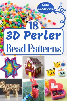 These 3D Perler Bead Patterns are a fun and creative way to add a third dimension to the usual 2D Perler bead crafts. You can arrange the colorful beads to create detailed 3D shapes, ranging from simple figures to elaborate characters. Let’s browse the following perler beads 3D designs to get some inspiration for imaginative creations. 3d Fuse Beads Ideas, How To Make 3d Perler Beads, Melty Beads 3d, Simple 3d Perler Bead Patterns, 3d Melting Bead Patterns, Peeler Bead Ideas Christmas, 3d Perler Bead Patterns Tutorials Easy, 3d Perler Bead Template