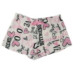 Emme Jordan Junior's Fuzzy Plush Pajama Shorts - Pink Boyfriend Love - Large - Walmart.com Boyfriend Love, List Ideas, Sleep Shorts, Pajama Shorts, Pajamas, Jordan, Christmas, Pink