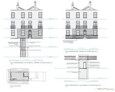 the plans for an apartment building