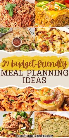 9 budget - friendly meal planning ideas