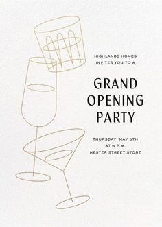 Customize 'Tipple' Launch Party Invitation online and send via email, text message, or a shareable link. Instantly track deliveries and opens, and message recipients. Free Join Us Invitation, Launch Party Invitation, Business Events Invitation, Influencer Event, Alumni Events, University Events, Grand Opening Party, Online Party Invitations, Anniversary Congratulations