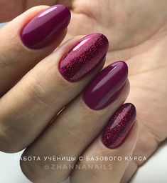 Raspberry Nails, Spring Nails Coffin, 2023 Spring Nails, Easy Nail Design, Nail Art 2023, Magenta Nails, Dark Pink Nails, Shiny Nails Designs, Sparkly Nails