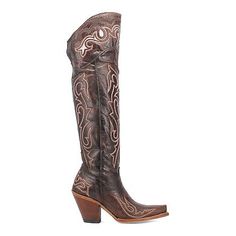 Knee High Western Boots, Dan Post, Knee High Leather Boots, Cowgirl Boots, Western Boots, Maquillaje De Ojos, High Boots, Knee High Boots, Knee High