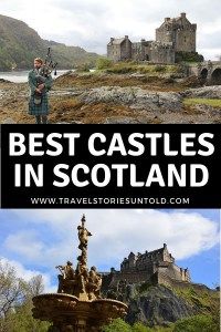 the best castles in scotland with text overlay